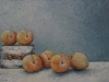 'Yellow plums' Oil on board